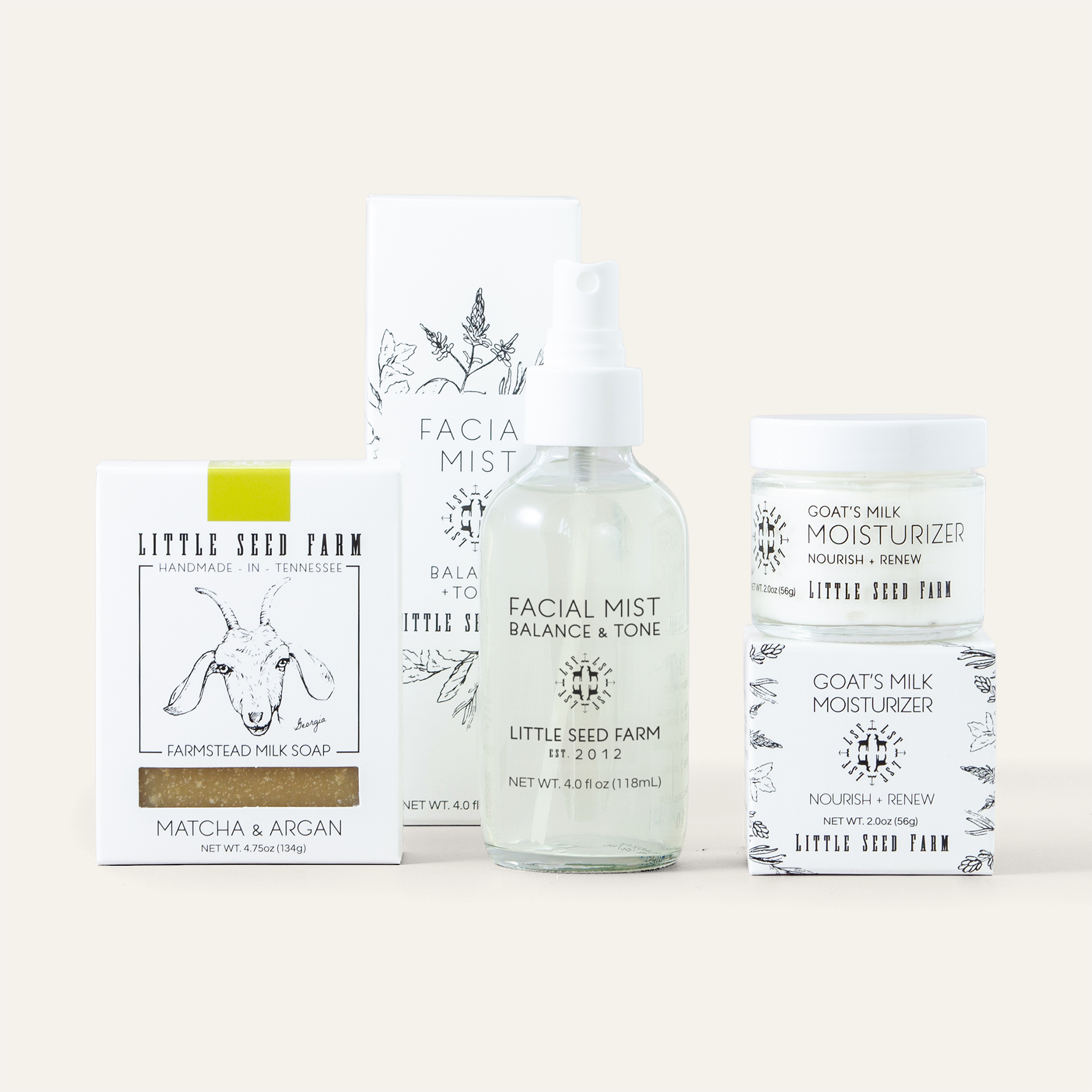 Matcha & Argan Cleansing Bar enriched with antioxidant-rich organic matcha green tea and nourishing argan oil to calm inflammation, fight free radical damage, and hydrate skin.